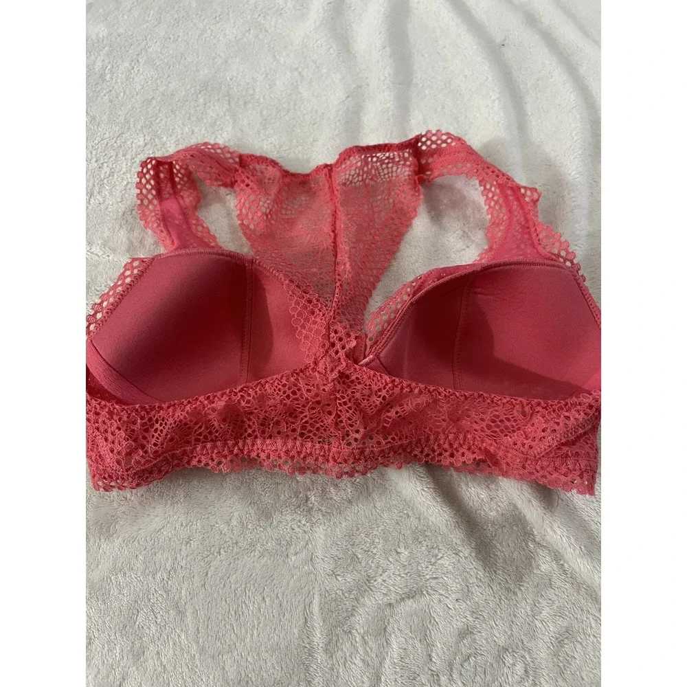 Victoria's Secret Lace Bralette Racerback Wireless Lined Size‎ XS